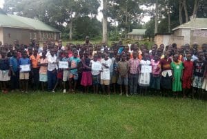 Over 100 Students say thank you to the JAAS Foundation